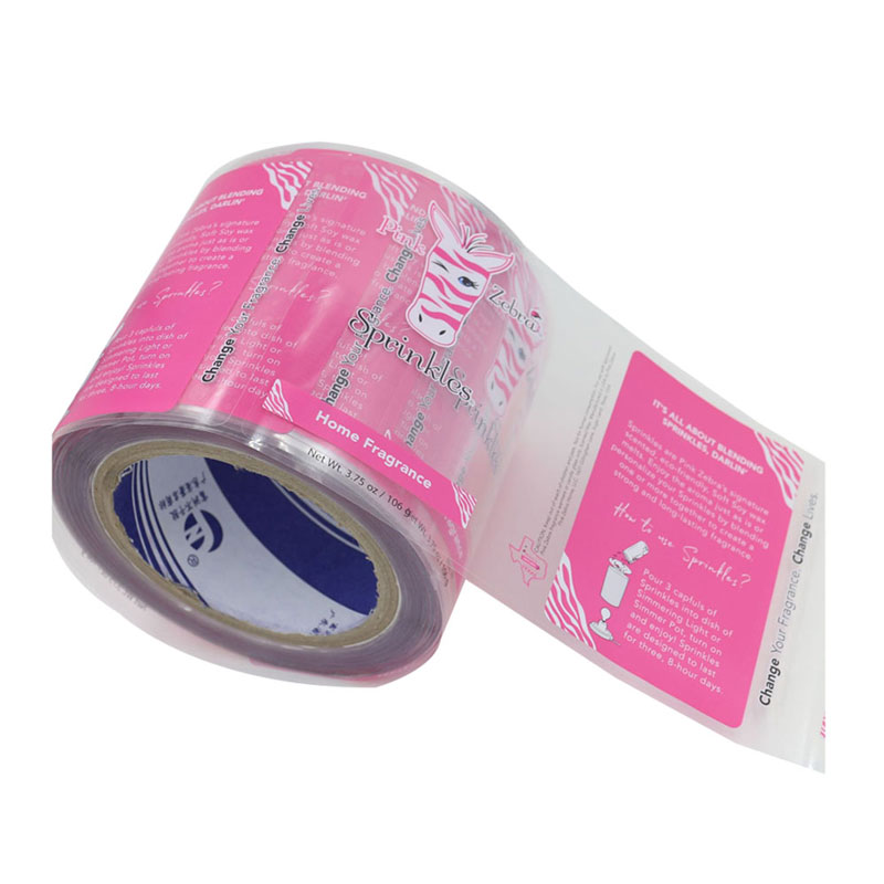 CMYK Printing Clear PET Labels