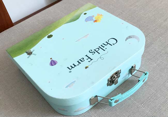 cardboard suitcase box