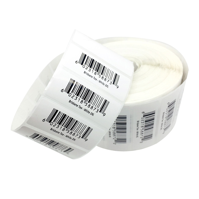 Clothes Adhesive Paper Barcode Labels