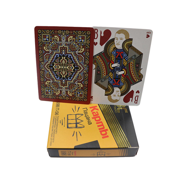 Logo Printed Linen Finish Playing Cards