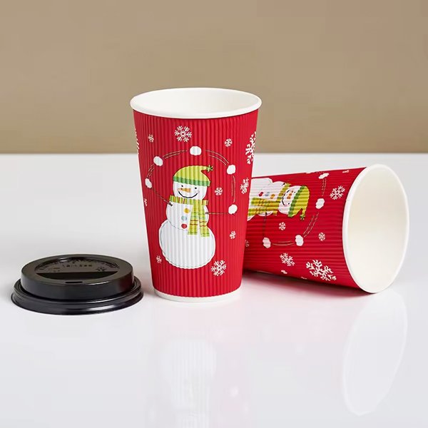 Custom Print Ripple Wall Paper Cups