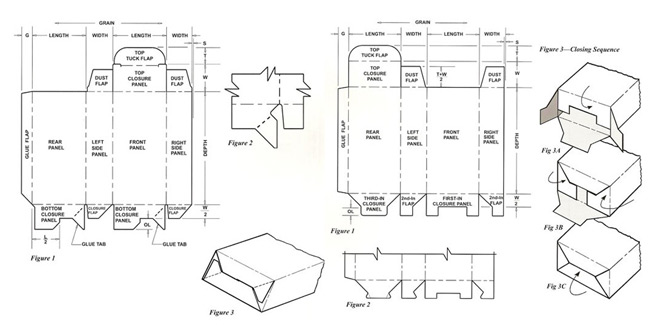 tuck top box with auto bottom