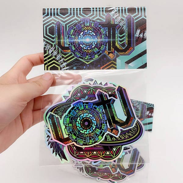 hologram stickers pack