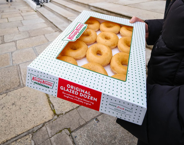 custom branded donut box