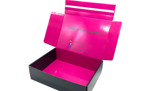 Glossy Color Print Apparel Shipping Box