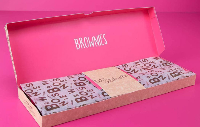 Brownie Paper Box Gift Packaging