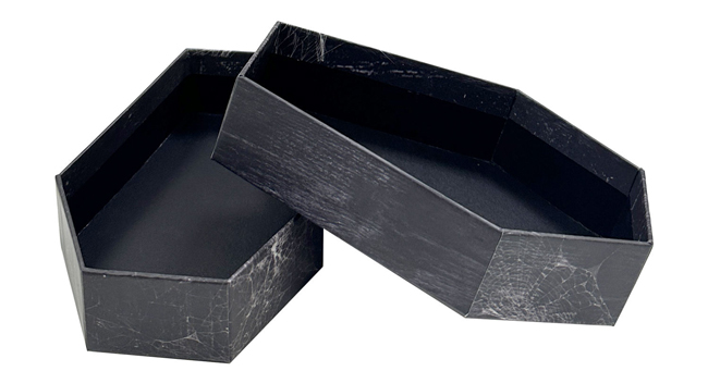 Rigid Cardboard Coffin Box Packaging
