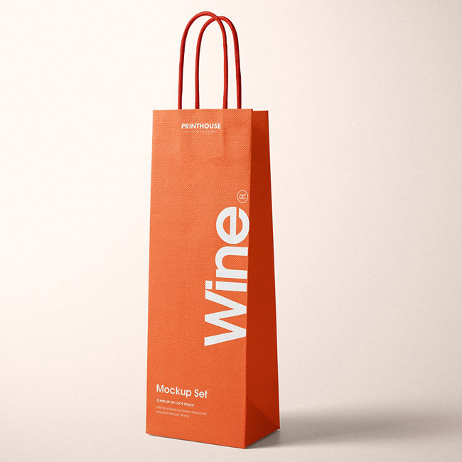 Luxury Paper Wine Bags