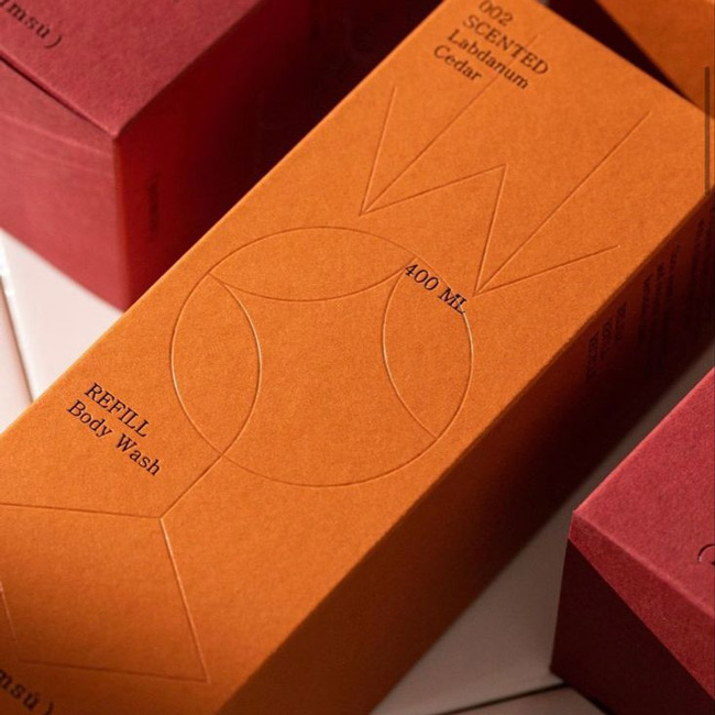 Soft Touch Paper Cosmetics Box