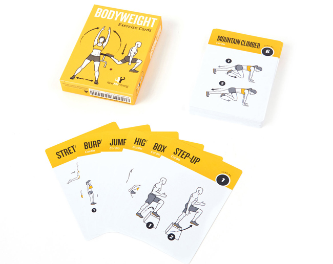 Exercise Cards, Training Card Decks Printing