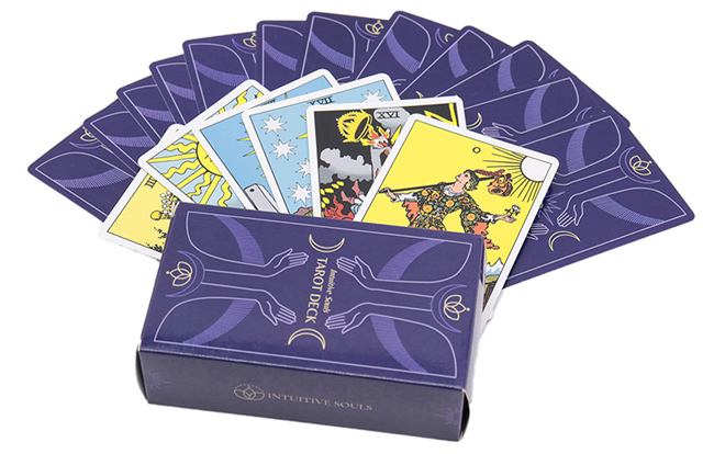 Custom Printed Black Core Tarot Card Deck Custom Printed Black Core Tarot Card Deck