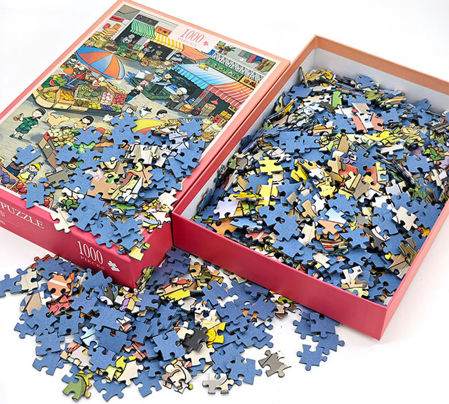 Blue Board Jigsaw Puzzle for Adults
