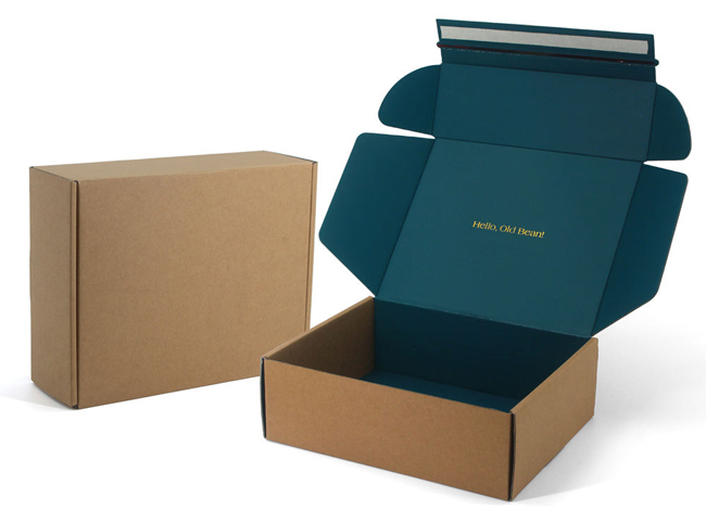 Custom Print Subscription Box with Self seal Strip