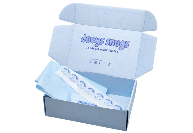 Recyclable Corrugated Shipping Box for Cosmetics Subscription
