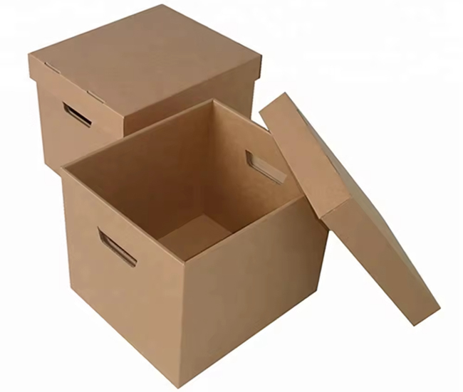 Cardboard Archive Storage Box with Separated Lid