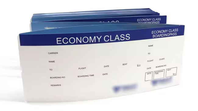 Custom Print Boarding Ticket Factory