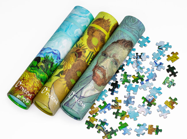 Custom 150-Piece Jigsaw Puzzle with Paper Tube Packaging