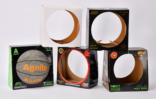 Custom Logo Printed Football Display Boxes