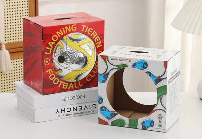 Color Printed Football Corrugated Packaging Boxes Color Printed Football Corrugated Packaging Boxes