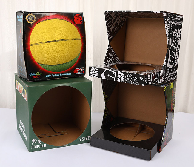 Glossy Color Printed Football Display Boxes Glossy Color Printed Football Display Boxes