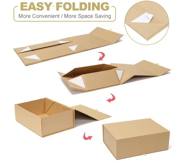 Custom Made Folding Kraft Gift Box