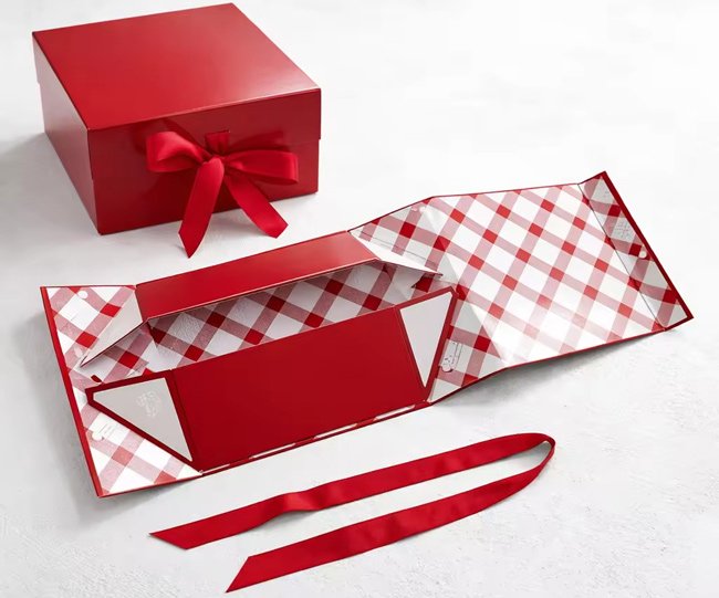 CMYK Full Color Offset Printed Folding Gift Box