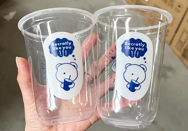 U Style 90 Clear PET Plastic Cups