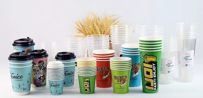 Custom Printed Disposable Single Wall Paper Cups